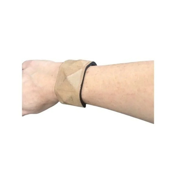 Ronald Pineau Leather Stud Snap Cuff - Picture 7 of 7